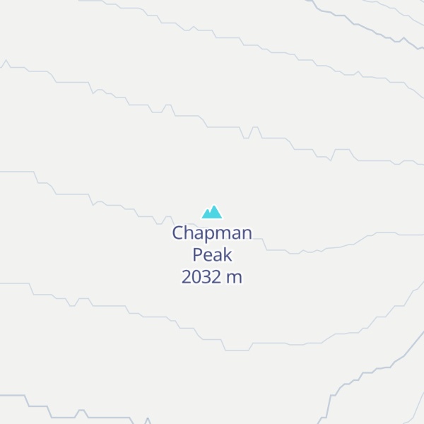 Map of Chapman Peak