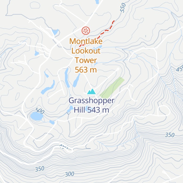 Map of Grasshopper Hill