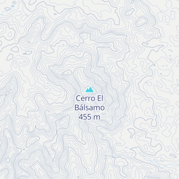Map of Cerro El Bálsamo