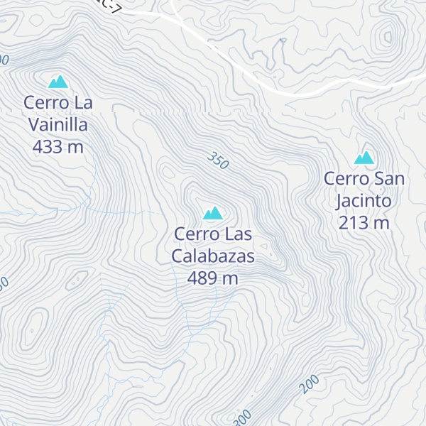 Map of Cerro Las Calabazas