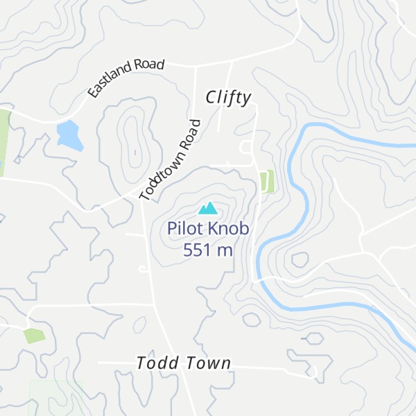 Map of Pilot Knob