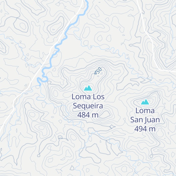 Map of Loma Los Sequeira