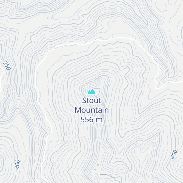 Map of Stout Mountain