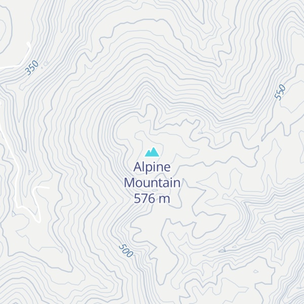 Map of Alpine Mountain
