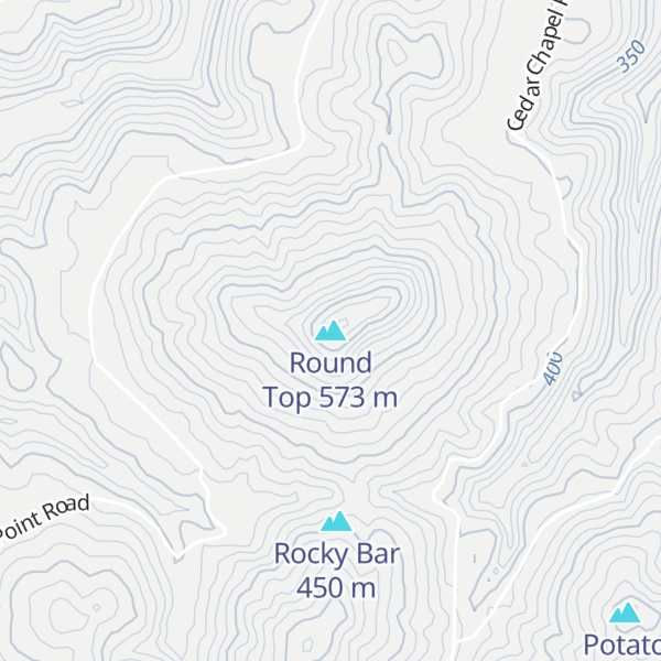 Map of Round Top