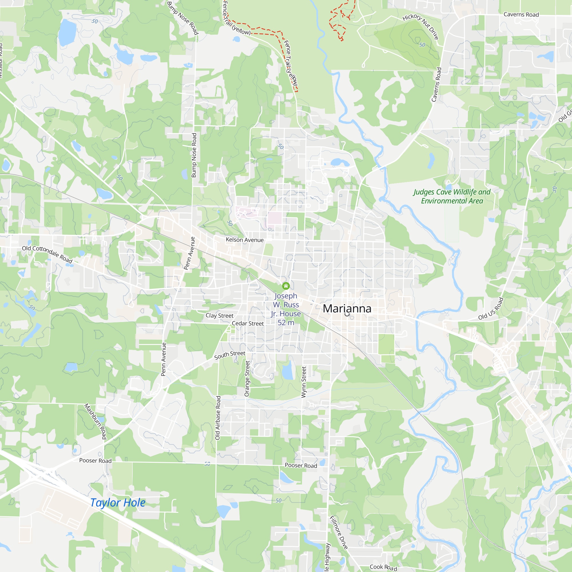 Joseph W. Russ Jr. House map