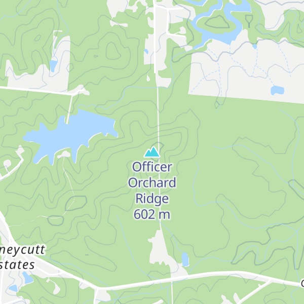 Map of Officer Orchard Ridge