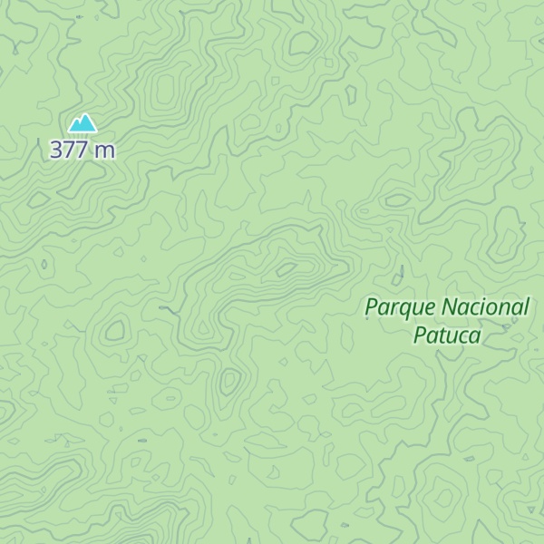 Map of Cerro Kiwayang