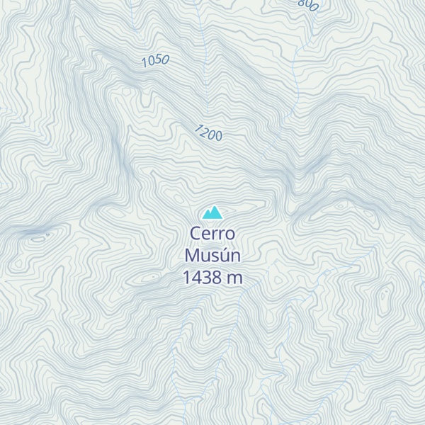 Map of Cerro Musún