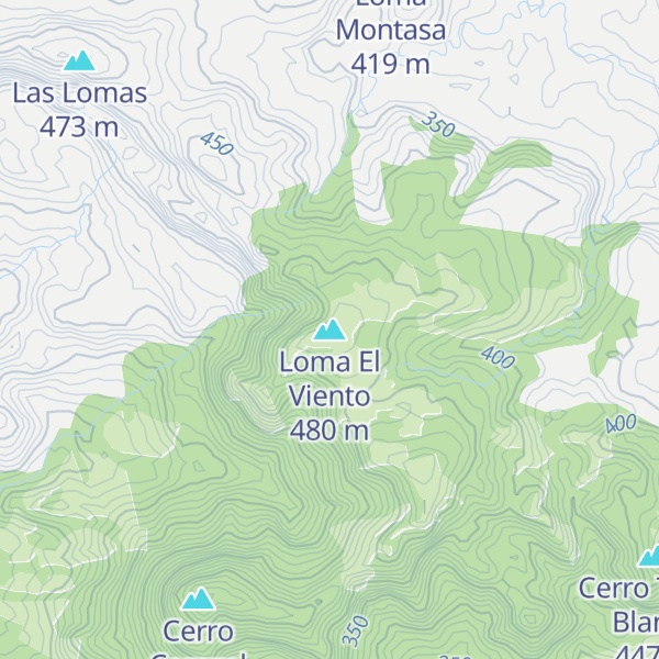 Map of Loma El Viento