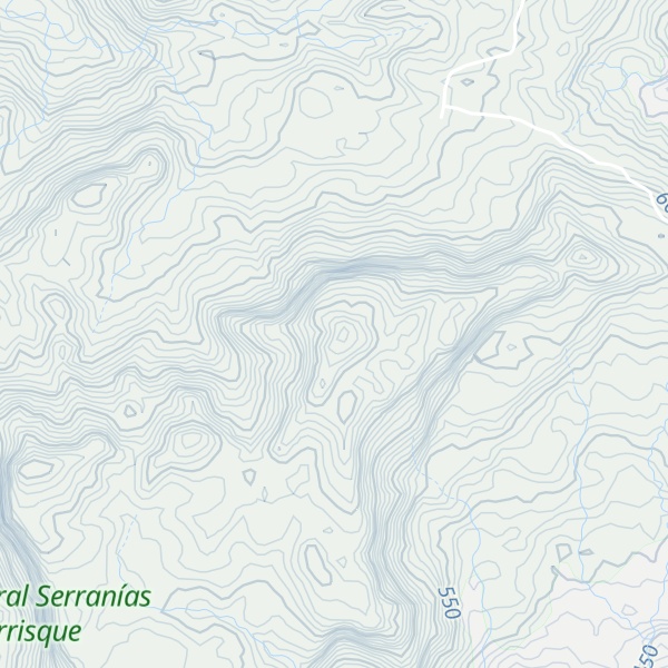 Map of Cerro Los Andes