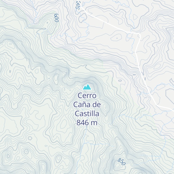 Map of Cerro Caña de Castilla