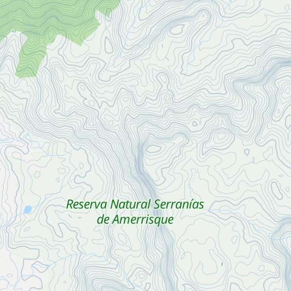 Map of Cordillera de Amerrisque