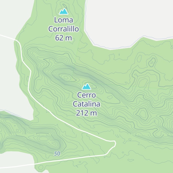 Map of Cerro Catalina
