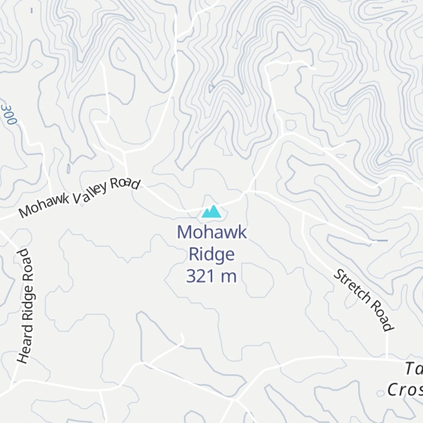 Map of Mohawk Ridge