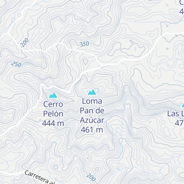 Map of Loma Pan de Azúcar