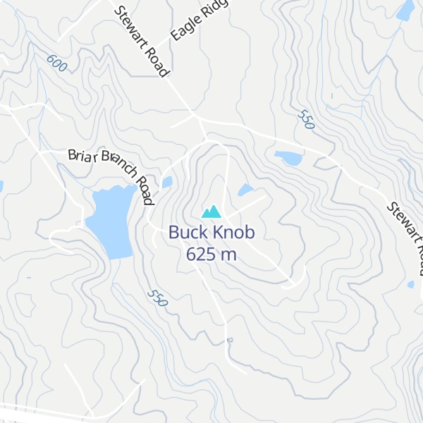 Map of Buck Knob