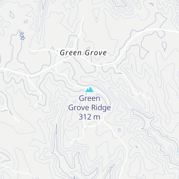 Map of Green Grove Ridge