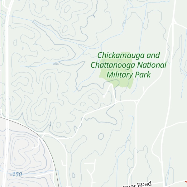 Map of Snodgrass Hill