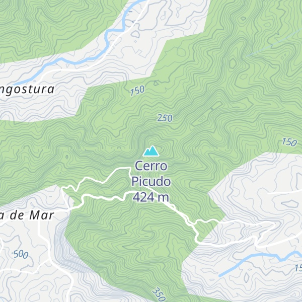 Map of Cerro Picudo