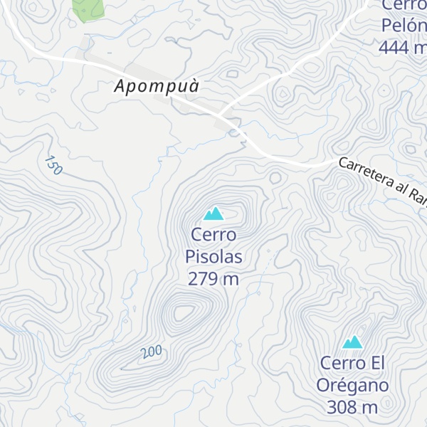 Map of Cerro Pisolas