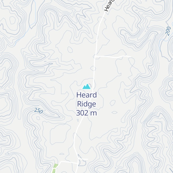 Map of Heard Ridge