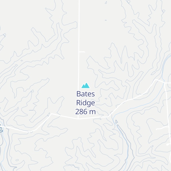 Map of Bates Ridge