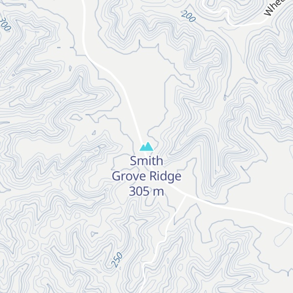 Map of Smith Grove Ridge