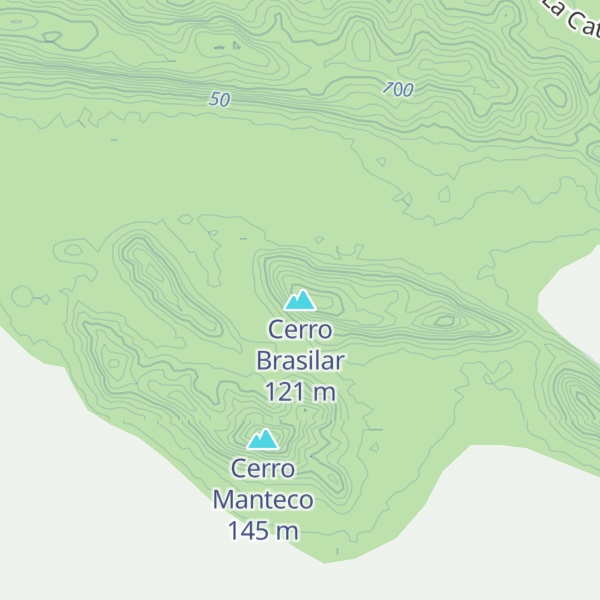 Map of Cerro Brasilar