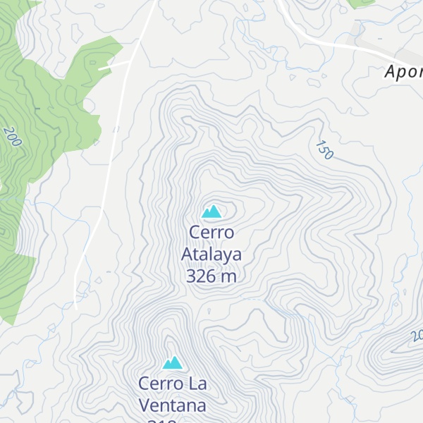 Map of Cerro Atalaya
