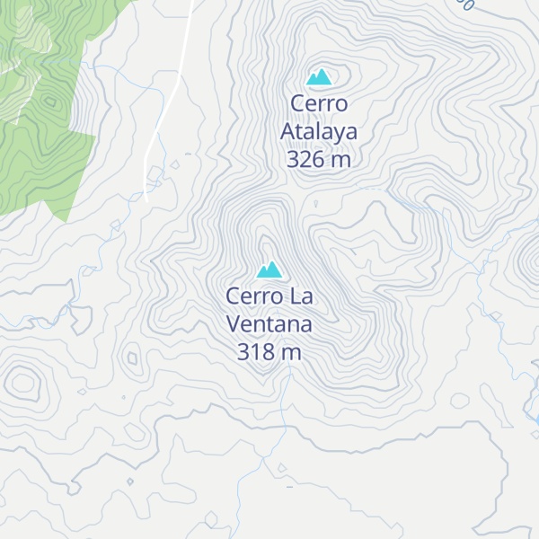 Map of Cerro La Ventana