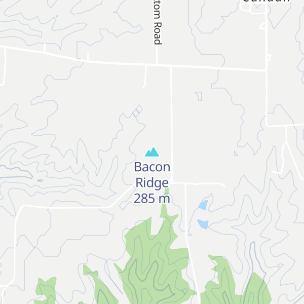 Map of Bacon Ridge
