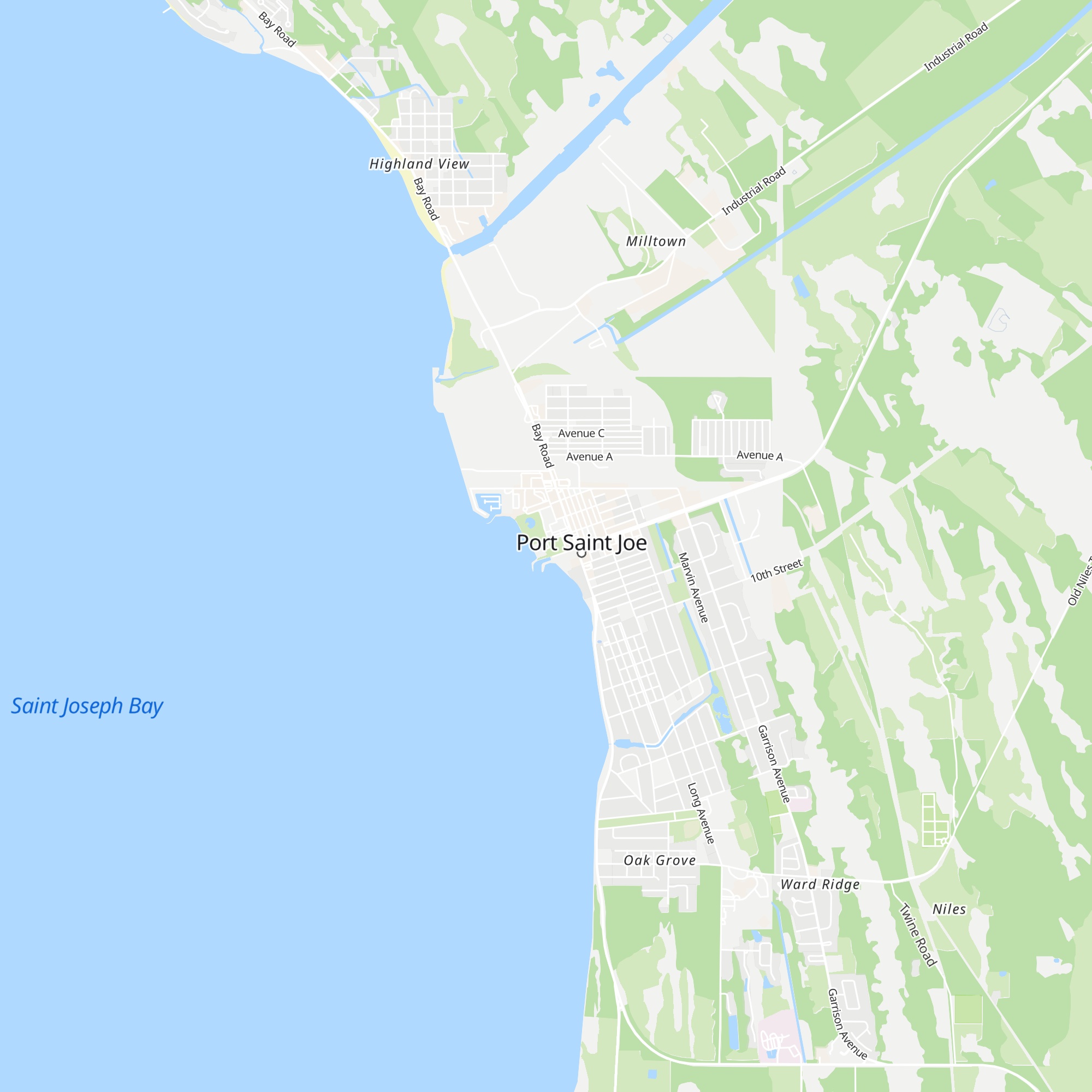 Gulf County Welcome Center map