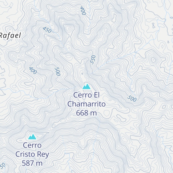 Map of Cerro El Chamarrito