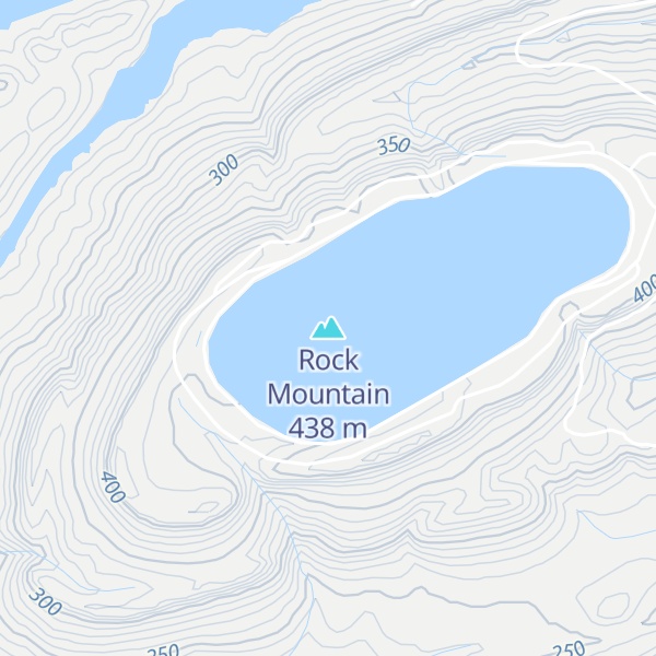 Map of Rock Mountain
