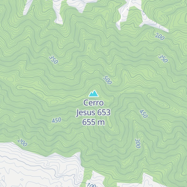 Map of Cerro Jesus 653