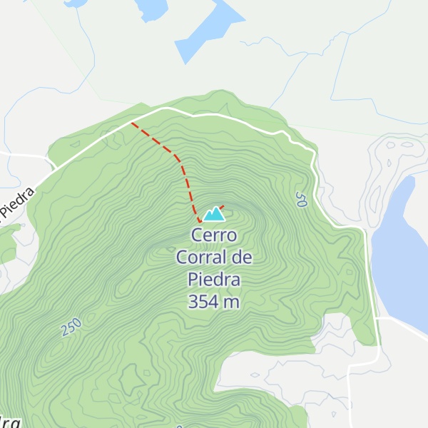 Map of Cerro Corral de Piedra