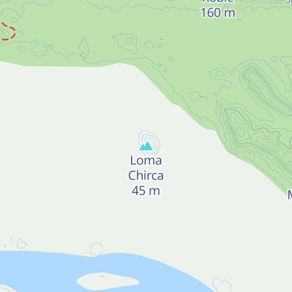 Map of Loma Chirca