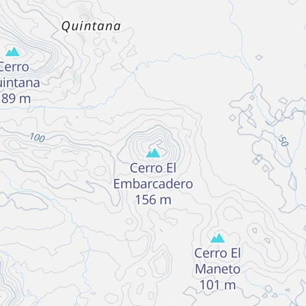 Map of Cerro El Embarcadero