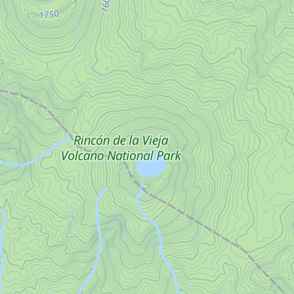 Map of Volcán Santa María