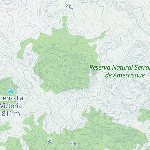 Map of Cerros Monte Cristo