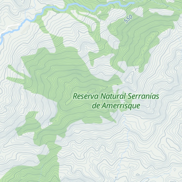 Map of Cerro Las Cuchillas