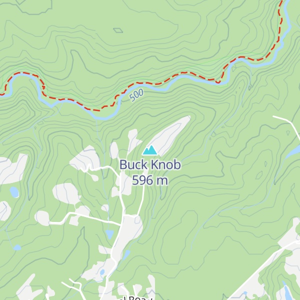 Map of Buck Knob