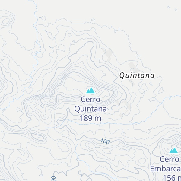 Map of Cerro Quintana