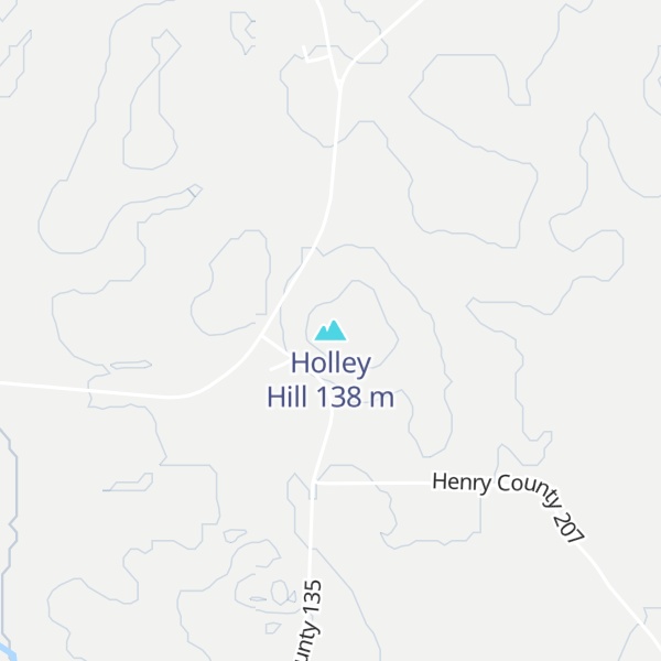 Map of Holley Hill