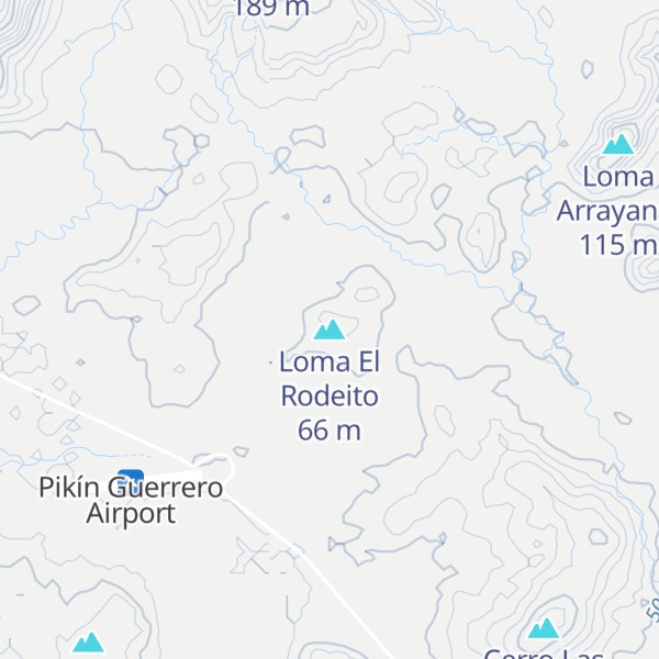 Map of Loma El Rodeito