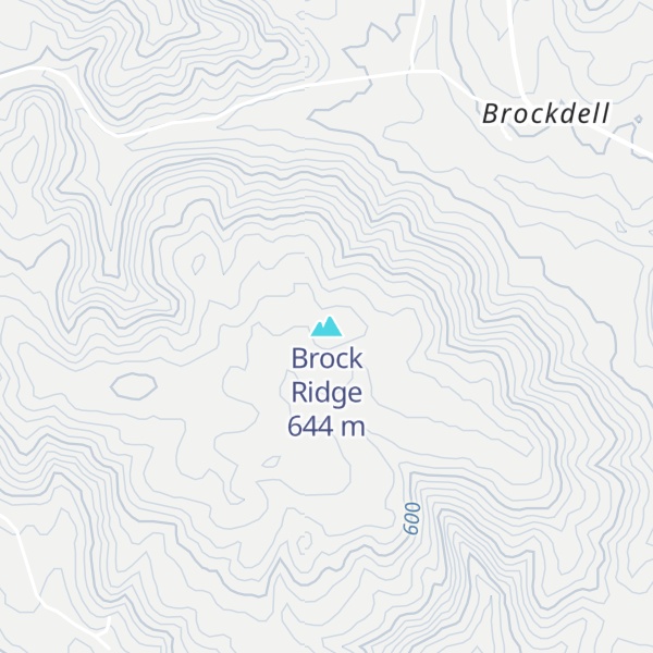 Map of Brock Ridge