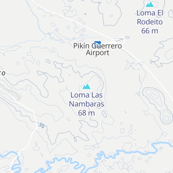 Map of Loma Las Nambaras