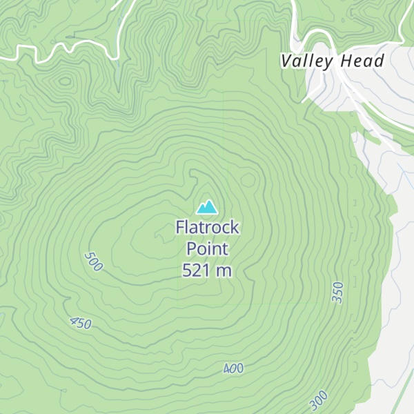 Map of Flatrock Point