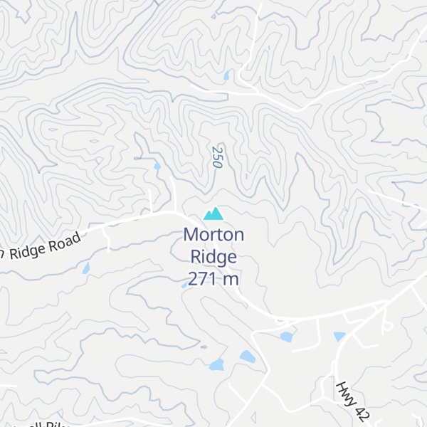 Map of Morton Ridge